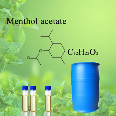 Peppermint Aromatics Cooling Agent Liquid Menthyl Acetate CAS 89-48-5