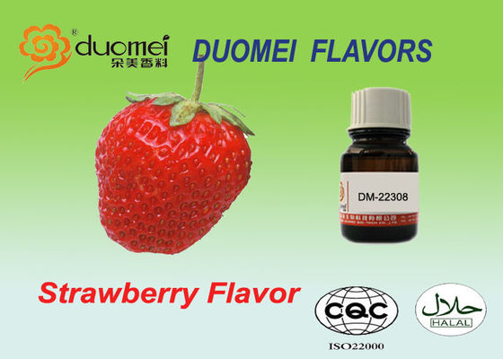 China Bright Sweet Strawberry Essence Synthetic Flavours Liquid For Drink supplier