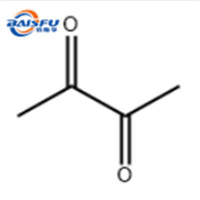 Natural Plant Fragrance 2 3-Diketo Butane Monomer Yellow Liquid for Dairy Products CAS 431-03-8