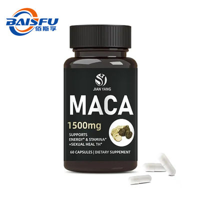 Maca Capsules Which Are Commonly Used To Reduce Blood Lipids And Anti-Fatigue Health Products, Are Of Superior Quality