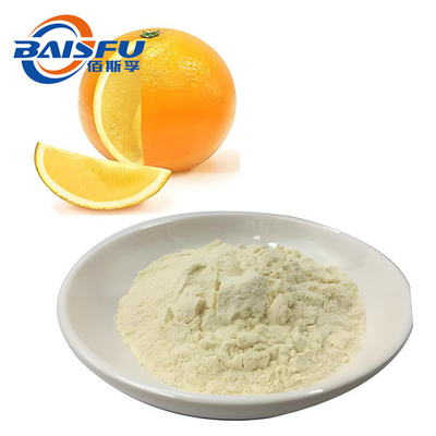 Baisfu Highly Concentrated 99% Orange Powder pure Plant Extract light yellow powder Rich VC for food and dietary supplement