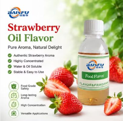 Strawberry Oil Flavor Oil Soluble Heat Stable For Dark Milk White Chocolate Coating Confectionery Candy Making