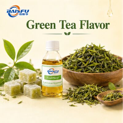 Premium Food Grade Green Tea Flavor for Beverage Dairy Confectionery Delivering Authentic Fresh Tea Aroma