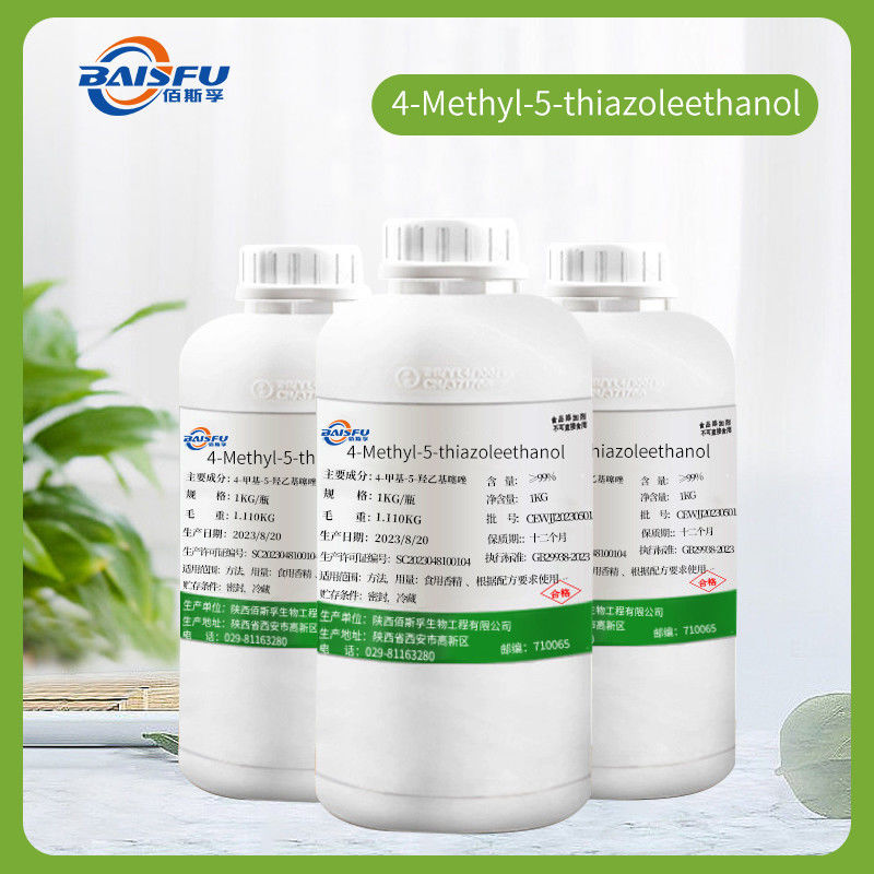 99% Monomer Flavor Sulfurol 4-Methyl-5-Thiazoleethanol CAS 137-00-8