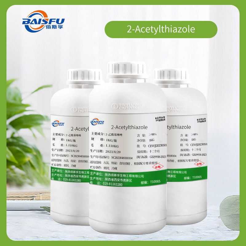 2 - Acetylthiazole Monomer Flavor 99% CAS 24295-03-2 Colorless