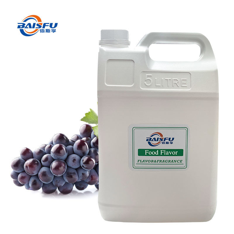 Liquid 5L Natural Fruit Flavoring Natural Grape Flavoring For Dairy And Bakery