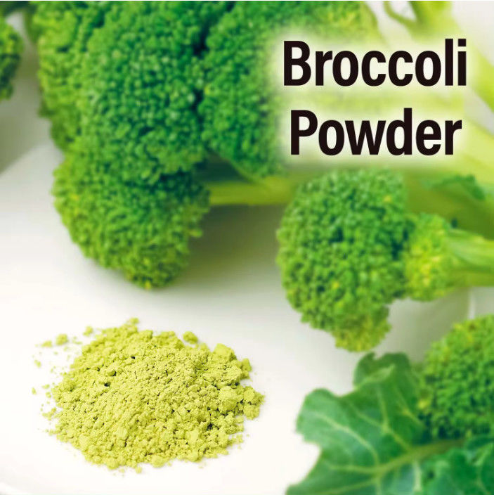 100% Pure Freeze Dried Vegetable Broccoli  Powder  for Pharmaceutical Nutraceutical Private Label