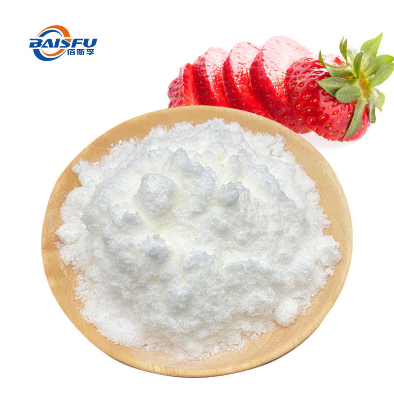 Natural Fruit Extract Powder Freeze Dried Sugared Strawberry Powder Carb Content Convenient in Resealable Pouches