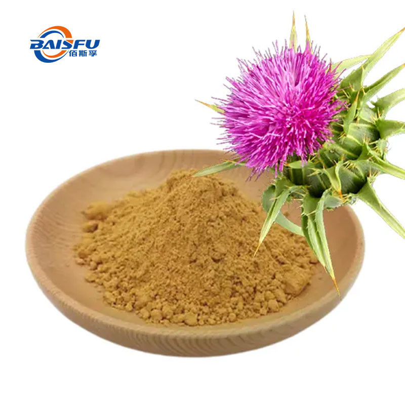 Hot Sell Silymarin Extract Powder CAS:65666-07-1 Organic Milk Thistle Extract Silymarin
