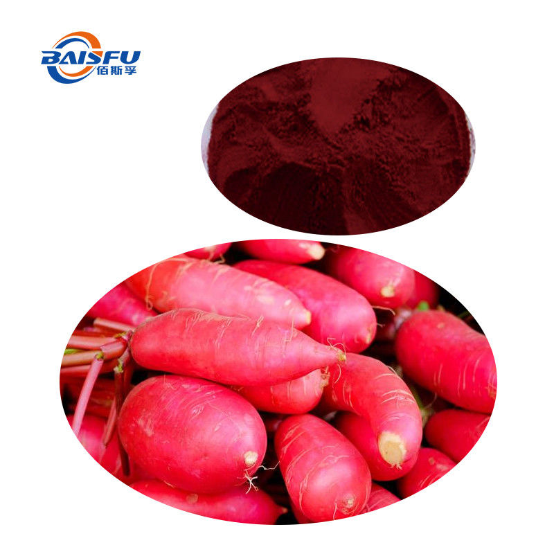Baisfu Natural Pigment Red Radish Color Extract for Food Beverages