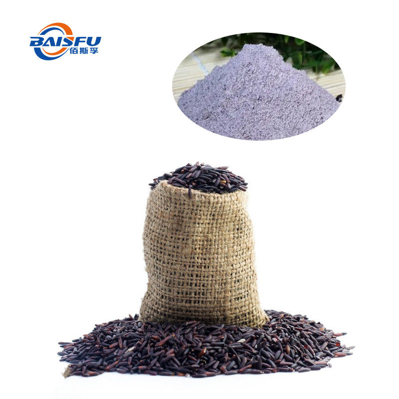 Natural Pigment Extracted from Black Rice for Food and Beverage Industry
