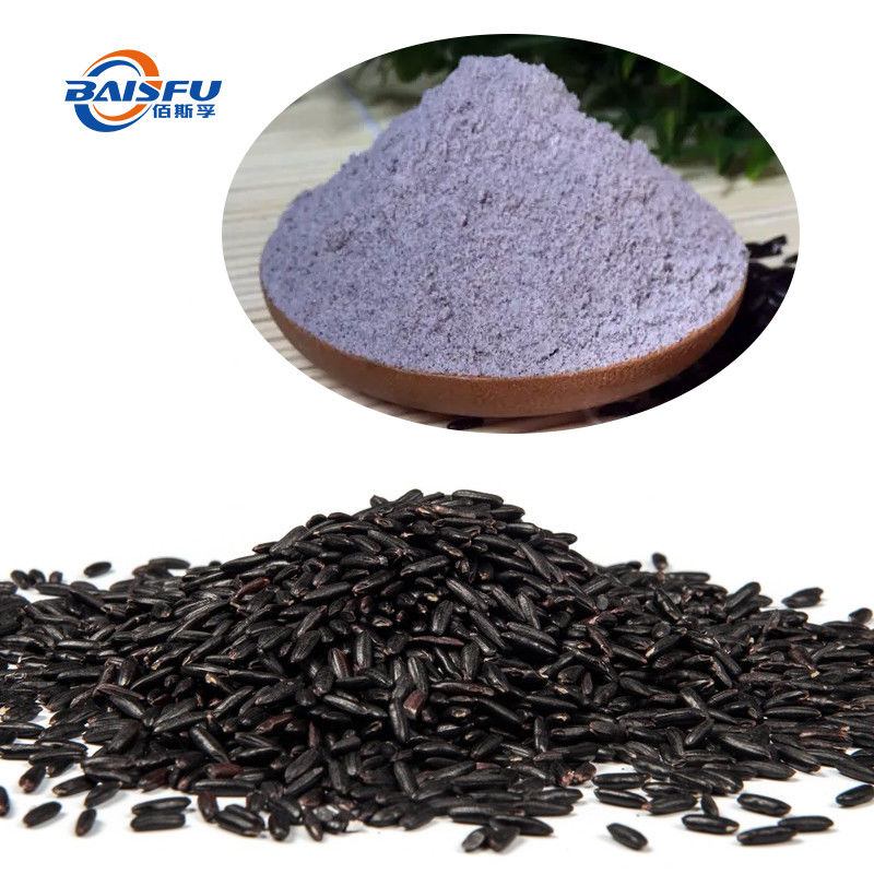 Natural Pigment Extracted from Black Rice for Food and Beverage Industry