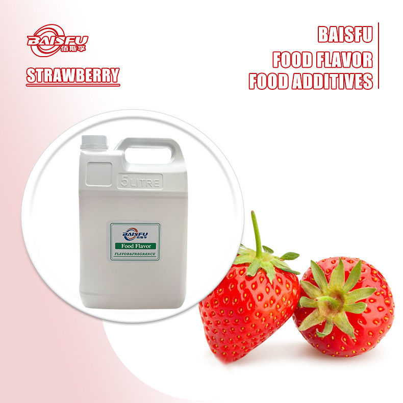 Fruit Flavor Liquid Strawberry Food Flavor Essence For Bakery