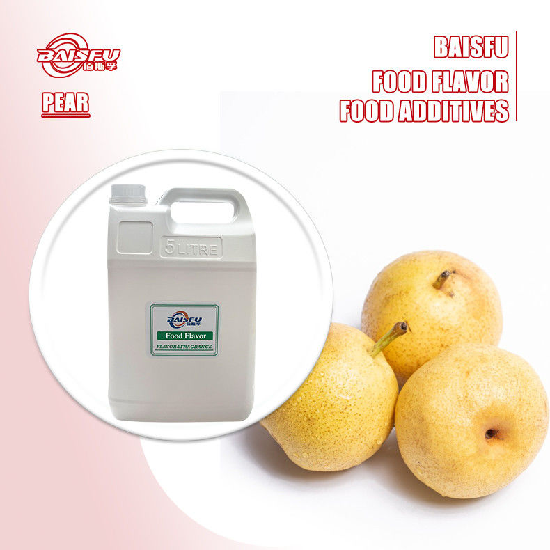 Food Grade Concentrated Flavor Pear Flavor with 1-3 Years Shelf Life Sample 20ml/120ml