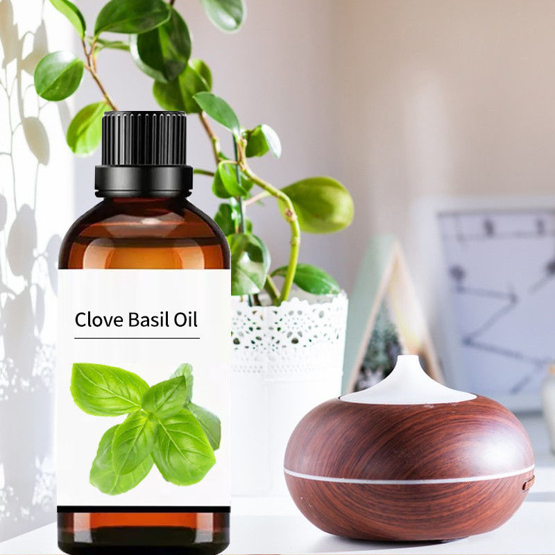 Pure Essential Oils 99% Clove Basil Oil CAS 8015-73-4 Cosmetics Soap Toothpaste Food Seasoning