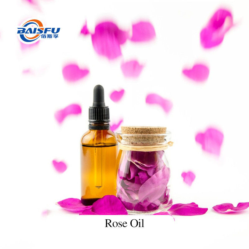 Natural Plant Essential Oil Flash Point 150°F Rose Oil for Skin Health