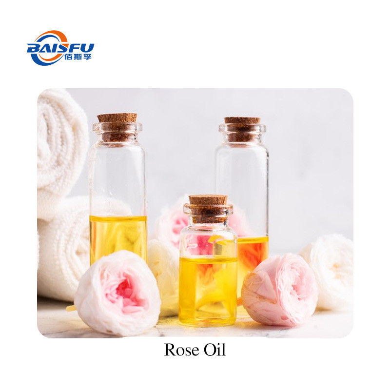 Natural Plant Essential Oil Flash Point 150°F Rose Oil for Skin Health