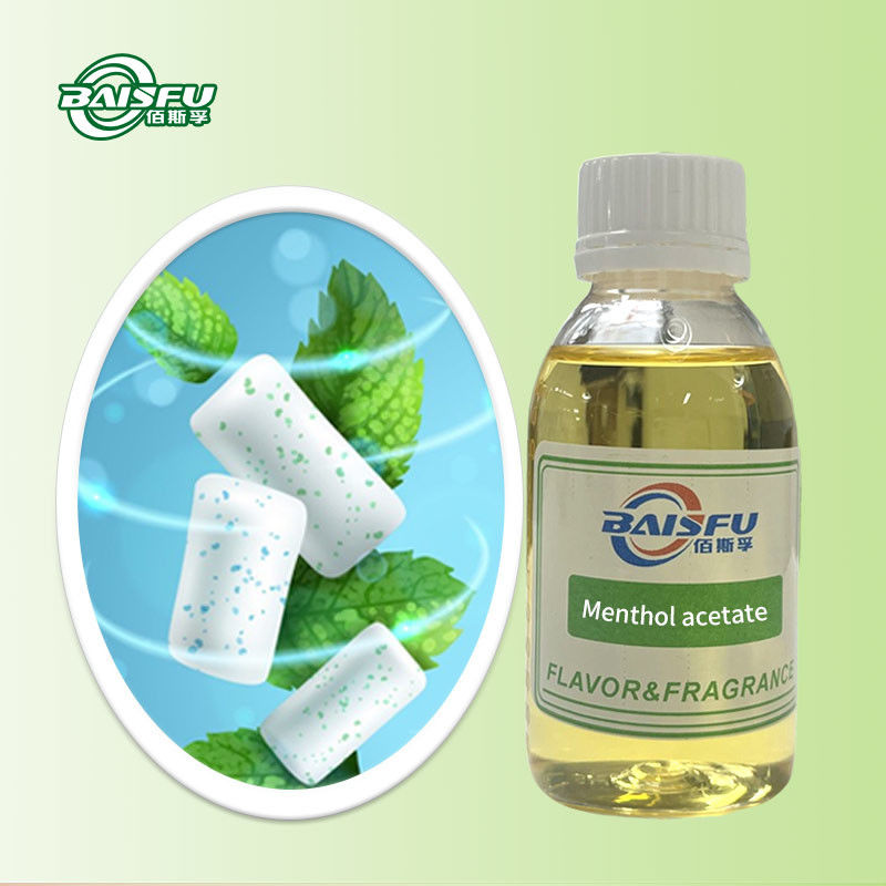 Natural Cooling Agent Menthol Acetate CAS 89-45-5 For Toothpaste And Perfume