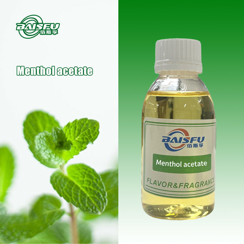 Natural Cooling Agent Menthol Acetate CAS 89-45-5 For Toothpaste And Perfume