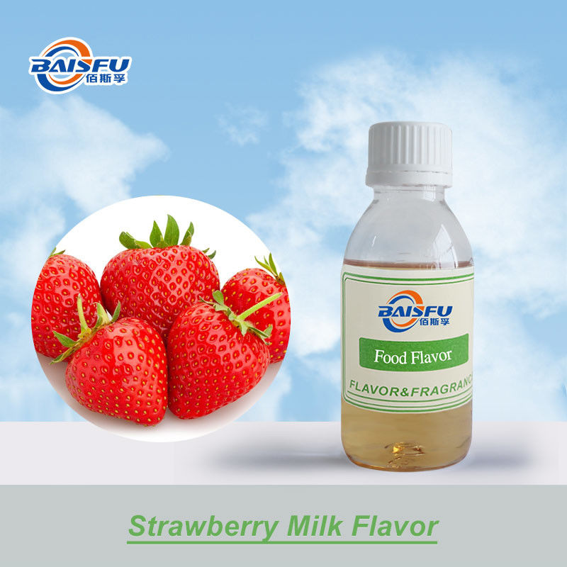 Baisfu Food Flavor Strawberry Milk Flavor Water Soluble For Beverage Candy Ice Cream