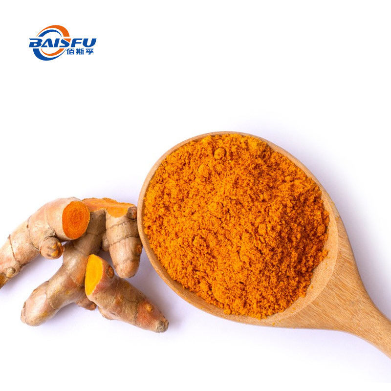 Baisfu Plant Extract Powder Hot Selling Fresh Yellow Curcumin P.E. Used In Cosmetics