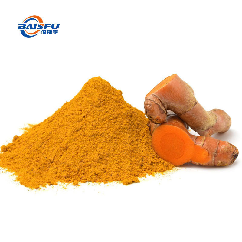 Baisfu Plant Extract Powder Hot Selling Fresh Yellow Curcumin P.E. Used In Cosmetics