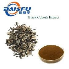Shaanxi Baisfu plant extract  Yellow Brown powder 98% Through 80 mesh Black Cohosh Extract Food Grade