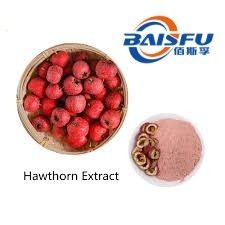 Shaanxi Baisfu plant extract Red Brown Powder 98%Through 80 mesh Hawthorn Berry Extract Food Grade