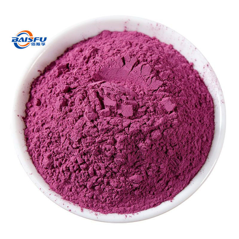 Baisfu Purple-Red Find Powder Hot Selling High Quality Instant Purple Sweet Potato Powder Ratio 10%-25%