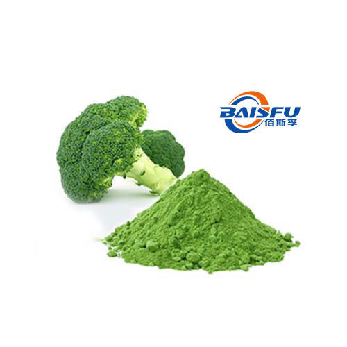 Baisfu light green powder High Quality Organic Broccoli Vegetables Powder Broccoli Juice Powder CAS No. 21412-41-5