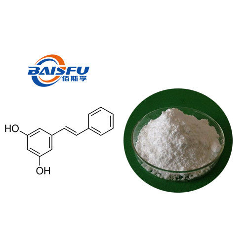 Baisfu White Powder Factory Bulk Supply Natural High Quality 98% Pinosylvin CAS NO.22139-77-1