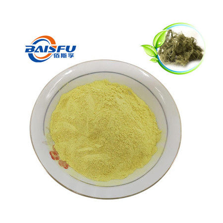 Baisfu Yellow Powder ISO Manufacturer Supply Natural Organic Usinic Acid 98% Usinic Acid CAS NO.125-46-2