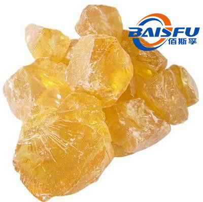 Baisfu Yellow Crystals GMP Manufacturer Offer Pure Natural Organic Rosin 98% Rosin CAS NO.85026-55-7