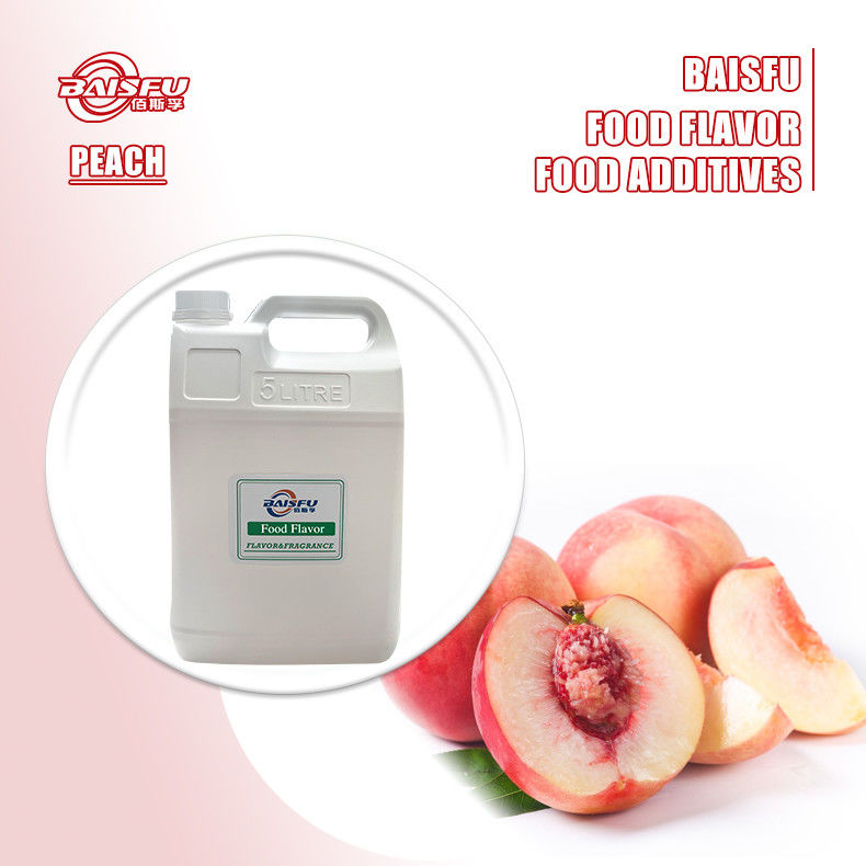 Peach Flavor Drink Liquid Fruit Concentrate Flavoring For Beverages