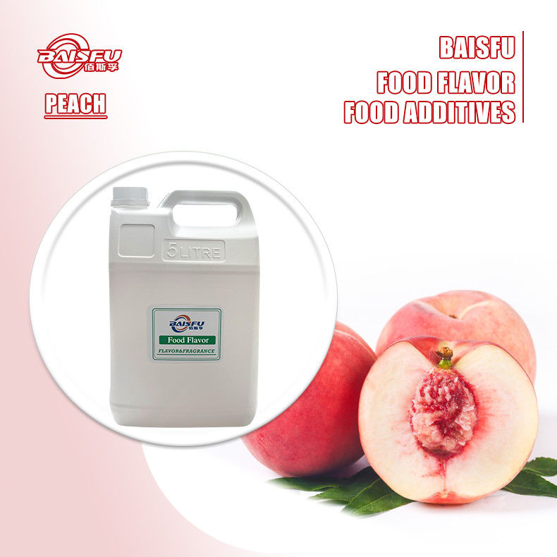 Peach Flavor Drink Liquid Fruit Concentrate Flavoring For Beverages
