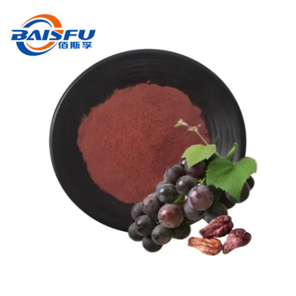 100% Pure Proanthocyanidins 95% UV European Grape Seed Extract With Kosher ISO22000 Certificate