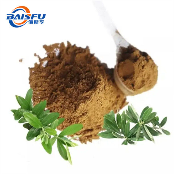 high quality Olive leaf extract water solubility Olive Leaf P.E. Powdered has widely added into the beverage and cosmetics as the functional content.