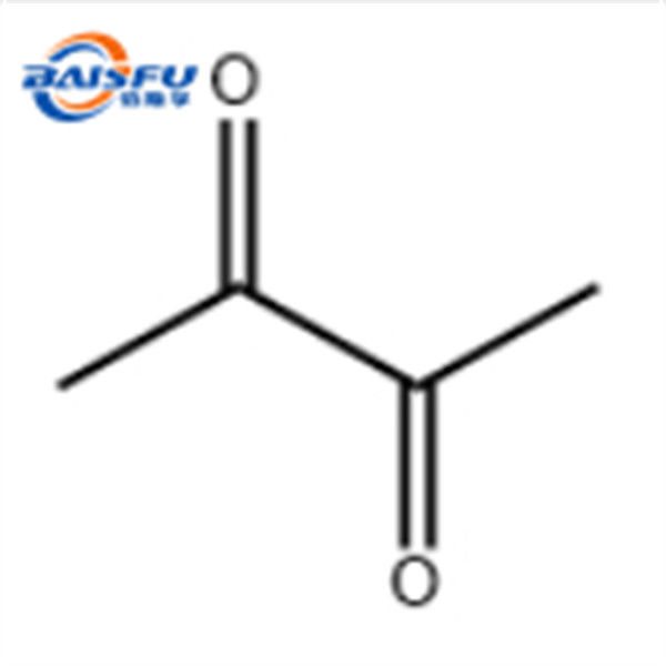 Natural Plant Fragrance 2 3-Diketo Butane Monomer Yellow Liquid for Dairy Products CAS 431-03-8