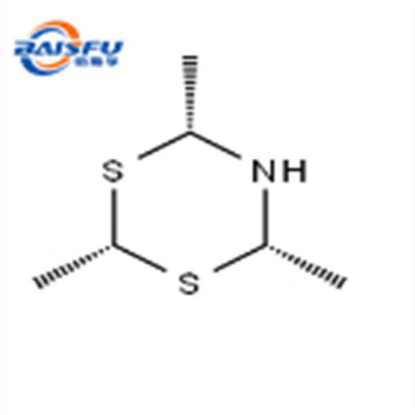 2,4,6-Trimethyl Dihydro-4H-1,3,5-Dithazinane Plant Extract Monomer Flavoring For Baked Goods CAS 638-17-5