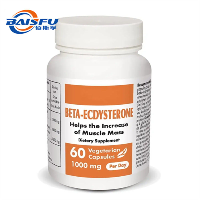 Cell Growth Promotion Ecdysterone Capsules 98% Cyanotis Arachnoidea Extract with Molecular Weight 167.21 and Ethanol Solvent