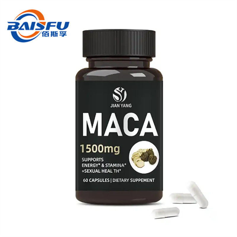 Maca Capsules Which Are Commonly Used To Reduce Blood Lipids And Anti-Fatigue Health Products, Are Of Superior Quality