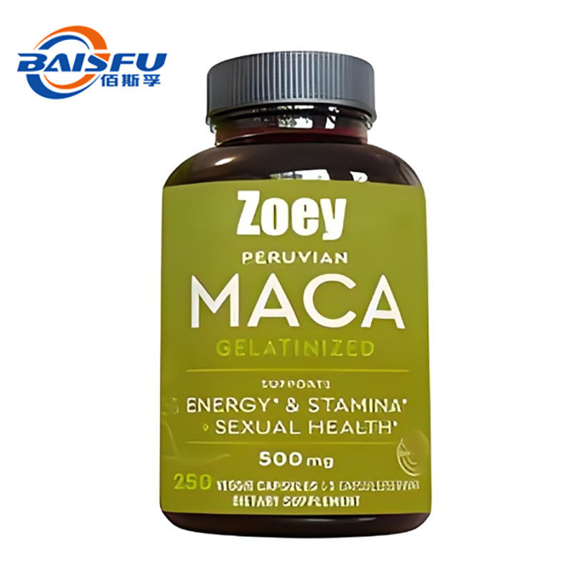 Maca Capsules Which Are Commonly Used To Reduce Blood Lipids And Anti-Fatigue Health Products, Are Of Superior Quality