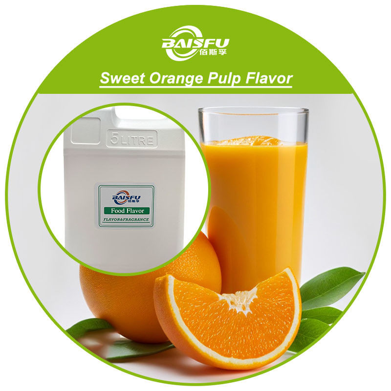 Food Grade Flavoring Concentrated Sweet Orange Pulp Flavor Concentrate For Beverages And Food