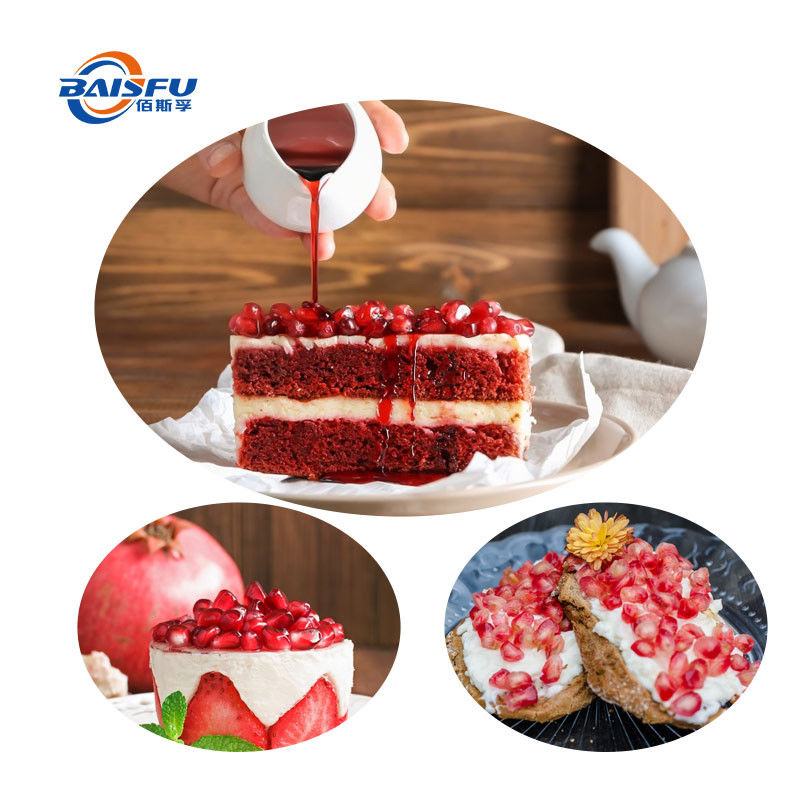 High Concentrated Pomegranate Powder Flavor Water Soluble For Beverage Confectionery Ice Cream Etc