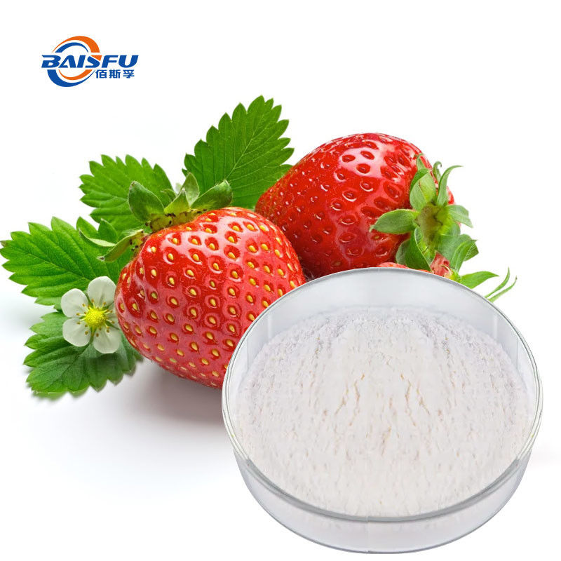 Natural Flavor Highly Concentrated Strawberry Juice Flavor Light Yellow Powder Halal Large for Food Additive Drinks