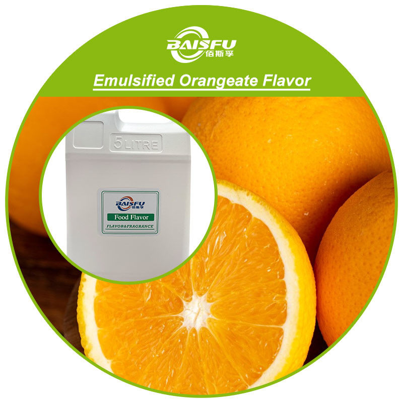 Food Grade Concentrated Emulsified Orangeate Flavor for Beverages and Food Long-lasting Aroma