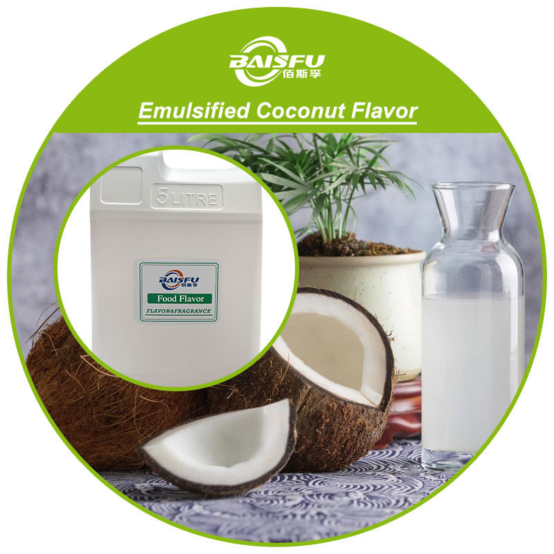 Food Grade Flavoring Concentrated Emulsified Coconut Flavor Concentrate For Beverages And Food