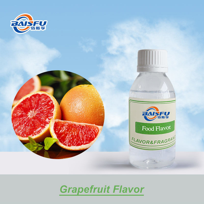High Concentration Grapefruit Flavor Aroma Baisfu ISO22000/ISO9001 Certificates for Beverage / Tea Juice