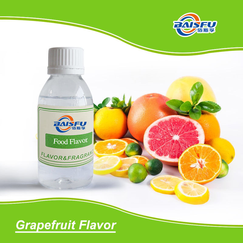 High Concentration Grapefruit Flavor Aroma Baisfu ISO22000/ISO9001 Certificates for Beverage / Tea Juice