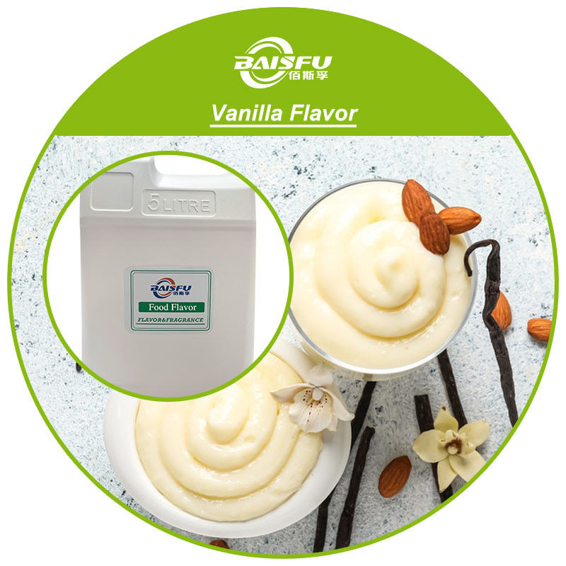High Concentration Vanilla Flavor for Beverage/Tea Juice Baisfu Food Grade Long-Lasting Aroma Store In A Cool Place